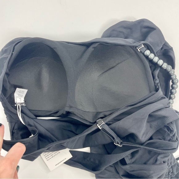 NEW GRACE + EMMA paradise radiance monokini in Black Pearl Shoulder Strap L & M - Picture 10 of 15